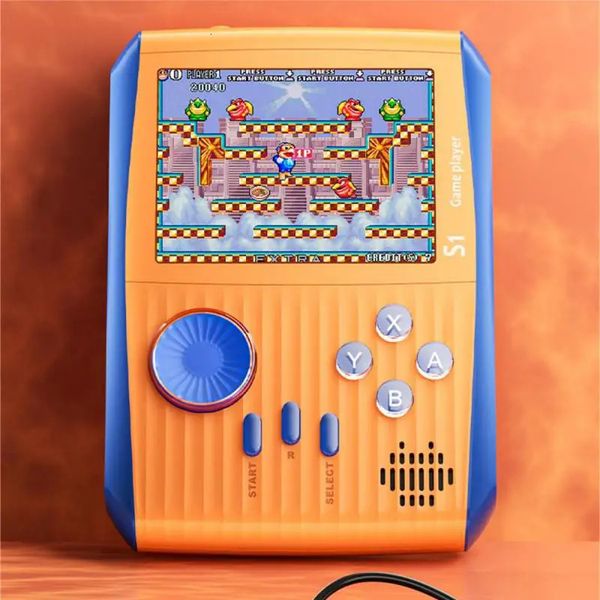 Game nostálgico de entretenimento Arcade Wireless Handheld Machine Retro Classic Console Portable 240419