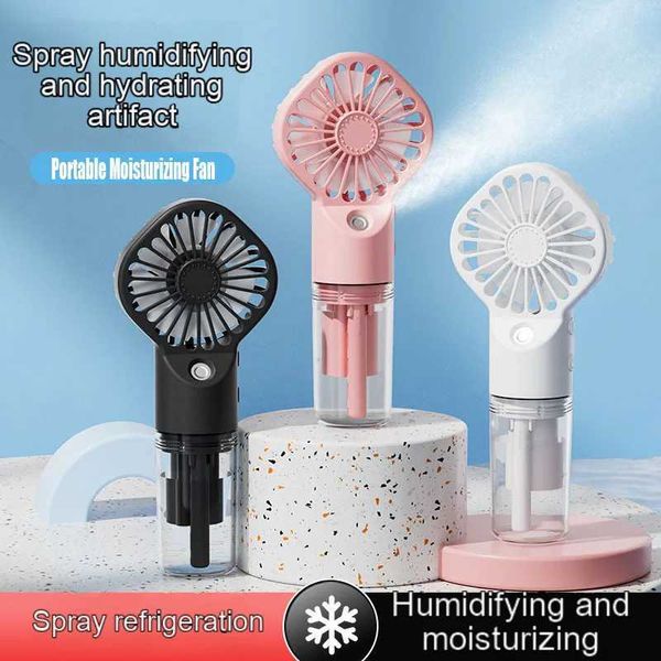 Outros aparelhos 2024 portátil Spray portátil Spray Spray Spray ventilador aluno Dormitório Mini Fan suprimentos de verão Ferramentas de refrigeração ao ar livre J240423