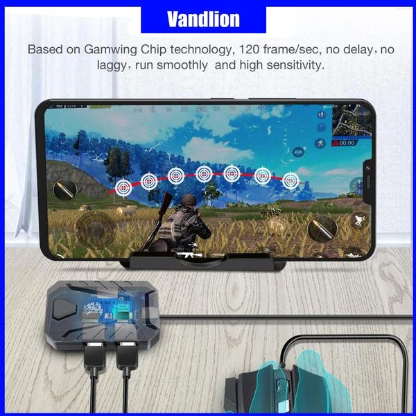 Controller di gioco Mixl Mobile Tastboard e Converter mouse per Android Wired Connection Support Media TEK Programma