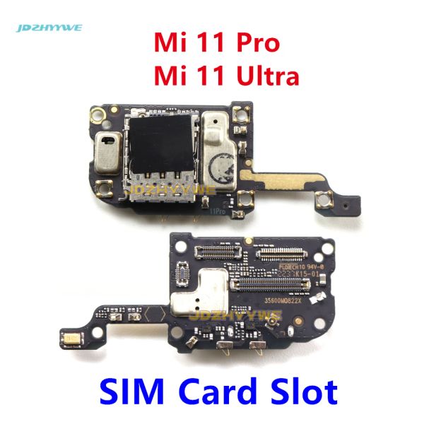 Kabel 1pcs SIM -Kartenleserhalter Mikrofon -Mikrofon -Modul -Stecker -PCB -Platine Flex -Kabel für Xiaomi Mi 11 Pro / 11 Ultra