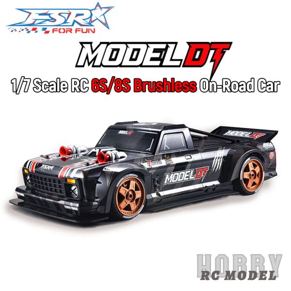 CARS Modello FSR DT 6S 8S Brushles 4WD RTR 2,4 GHz 1/7 Simulazione RC Modello di controllo telecomando elettrico Auto VEICOLO ONDROAD VEICOLO ADULTI per bambini giocattoli per bambini per adulti