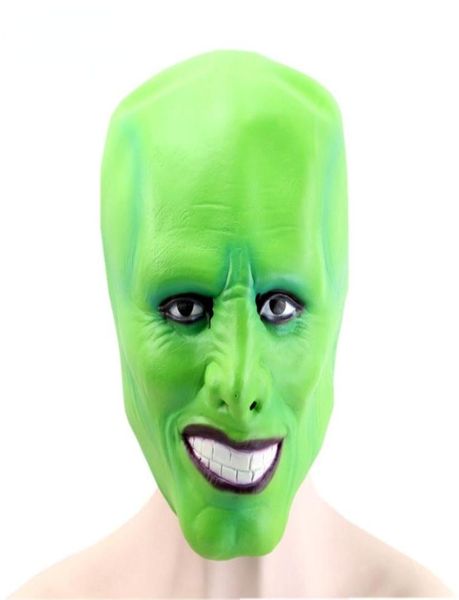 Halloween The Jim Carrey Movies Mask Cosplay Green Mask Kostüm Erwachsene Kostüm Face Face Halloween Masquerade Party Maske 2207047456957