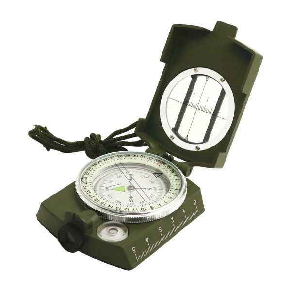 Compass K4580 ad alta precisione American American Compass multifunzionale verde militare Compass North Compass Outdoor Auto Strumenti di sopravvivenza