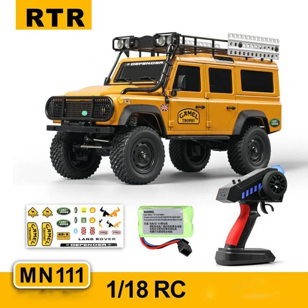 Auto MN Model D110 completamente metal rc auto controllata trasversale Cross Country Version RTR Versione per arrampicata per auto Giochi per bambini MN1111