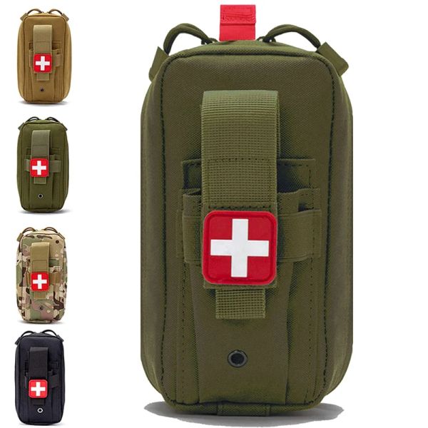 Çantalar taktik molle EDC torbası tıbbi ifak çanta emt ilk yardım çantası askeri alet paketi travma kamp acil durum hayatta kalma çantası