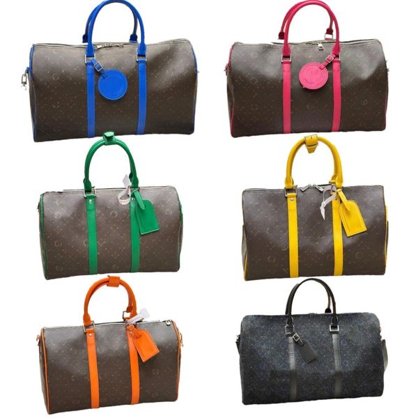 Sacos de dufffle de alta qualidade, sacos de bagagem de grande capacidade para bolsas de ombro da moda Mulher zíper aberto bolsas de crossbody para mulheres da moda XB160 B4