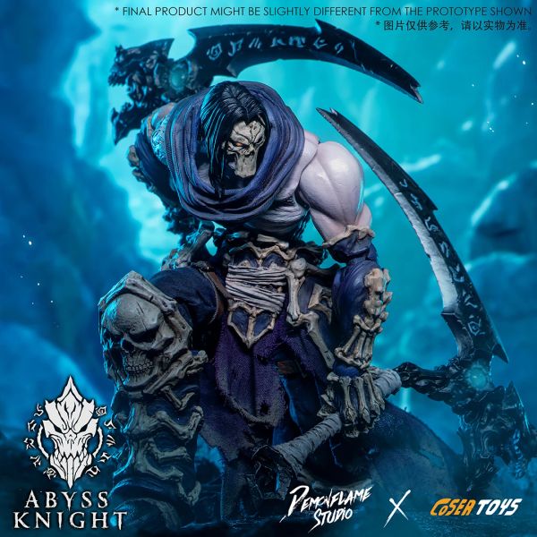 Bebekler Öncesi Şeytan Alev X Coser Oyuncaklar AD005 1/12 Abyss Knight Aksiyon Figür Modeli Tam Set 6 