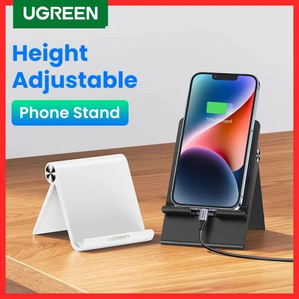 Stands Ugreen Phone Holder Stand Moblie Phone Support para iPhone 15 14 PROMAX Xiaomi Samsung Tonder Titular da mesa do suporte para celular Stand Stand