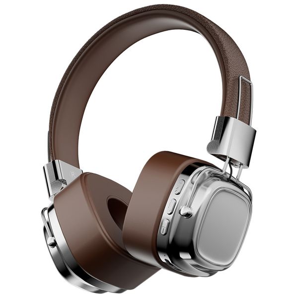 2024 Neuankömmlinge Deep Bass Comfort Metallic OEM Bluetooth Antike Wireless Headsets SD -Kartenunterstützung Kopfhörer