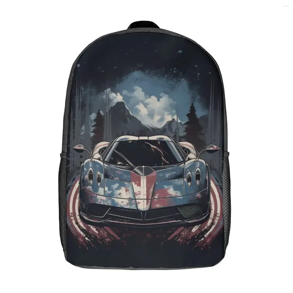 Rucksack Speed Sport Car Road Camping Rucksäcke Männer hochwertige große Schultaschen süßer Rucksack