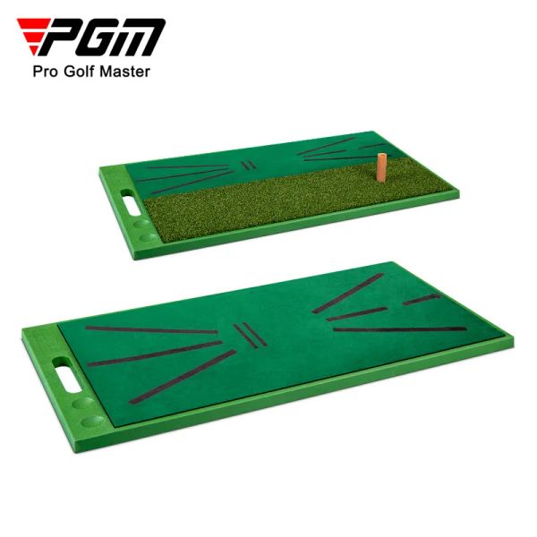 AIDS PGM Golf Training Tappetini di rilevamento a oscillazione portatile Traccia in battuta che colpisce la gamma di guida Pratica Fisse Rug Pad DJD033