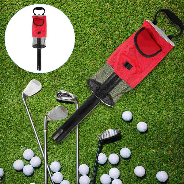 Aids Golf Ball Picker Golfs Acessórios Grabber Reacher Tool Pickup Bag de armazenamento de armazenamento Retriever de colecionador destacável