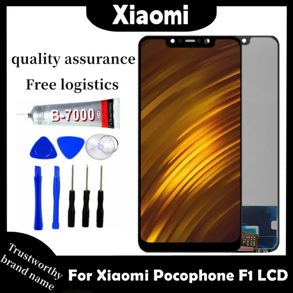 Screens Original POCO F1 LCD -Anzeige für Xiaomi Pocophon F1 LCD -Anzeige -Touchsbildschirm -Digitalisierer -Assemblierung für Xiaomi pocophonef1 pocof1