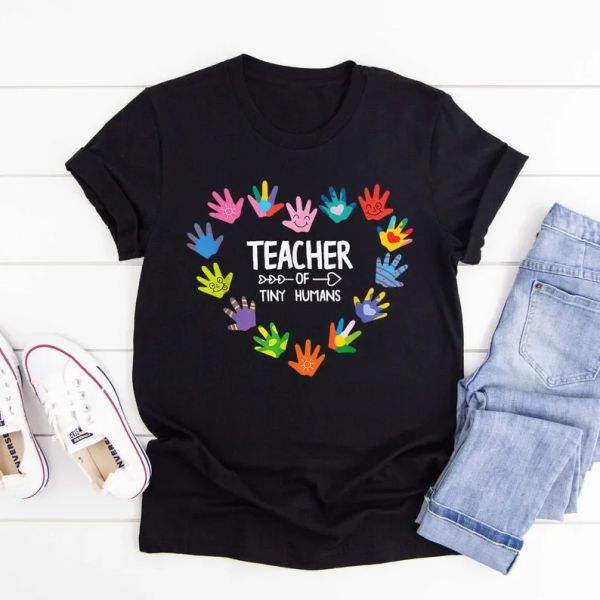 T-shirt kawaii asilo insegnante camicia per palme funnyplap graphic tee fashion shirts shirts's insegnante's day regali dono top maniche corte