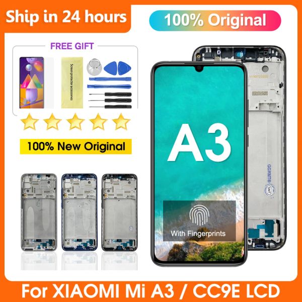 Bildschirme für Xiaomi Mi A3 CC9E LCD -Anzeige -Touchsbildschirm -Digitalisierer -Baugruppe für Xiaomi M1906F9SH M1906F9SI LCD -Anzeige