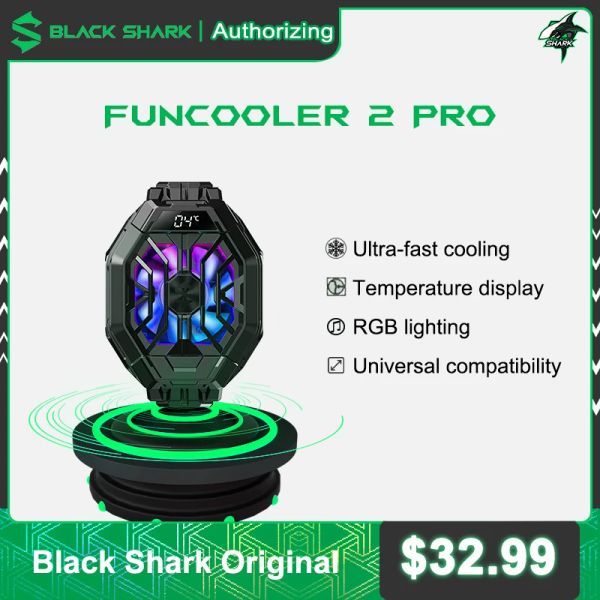 Cooler Black Shark 5 4 Pro Funcooler 2 Pro Phone Cooler Pro 2 Funcooler Flüssigkühlung für POCO X3 F3 M3, Xiaomi Redmi Note 10, iPhone 13
