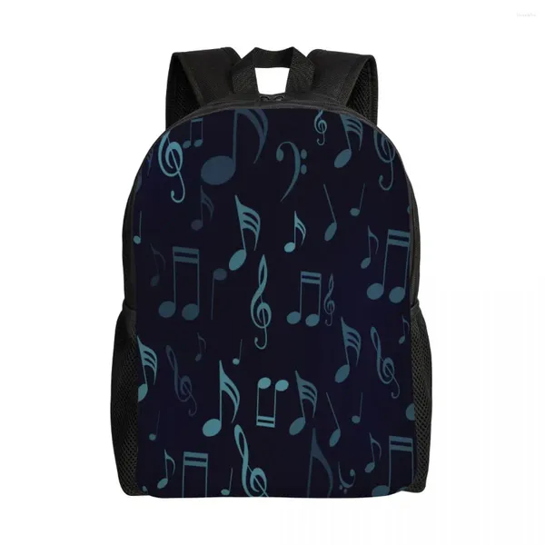 Rucksack Unisex Schulter lässig Wanderhähne Treble Clef School Tasche Travel Laptop Rucksack