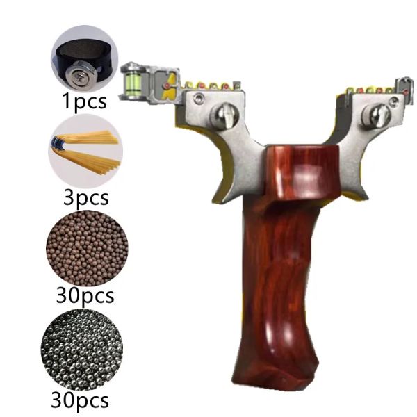 Freccia Accesso in acciaio inossidabile Potente impugnatura in legno massiccio Catapulto a caccia di prua ad alta precisione Accessori