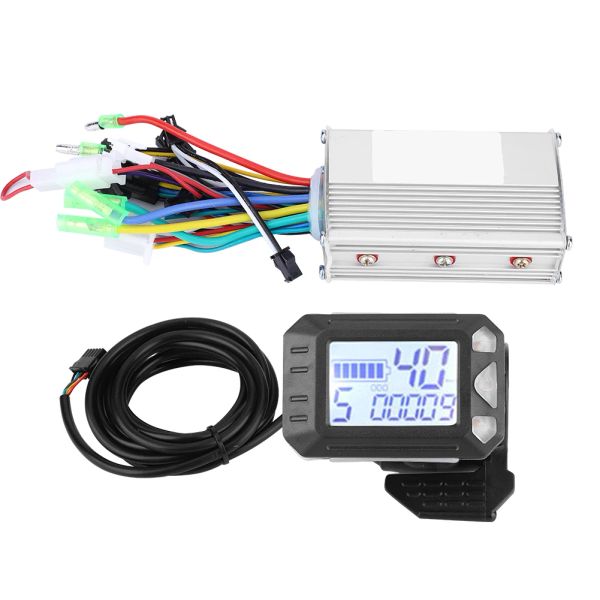 Teil 24/36/48 V 250/350W Elektrofahrrad binsloser Controller LCD Display Kit Elektrischer Scooter -Controller Teil