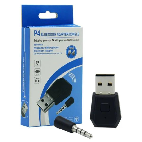 Joysticks Wireless Bluetooth 4.0 Adaptador para PS4 GamePad Game Controller Console Headphone USB Dongle para PlayStation 4 Controller