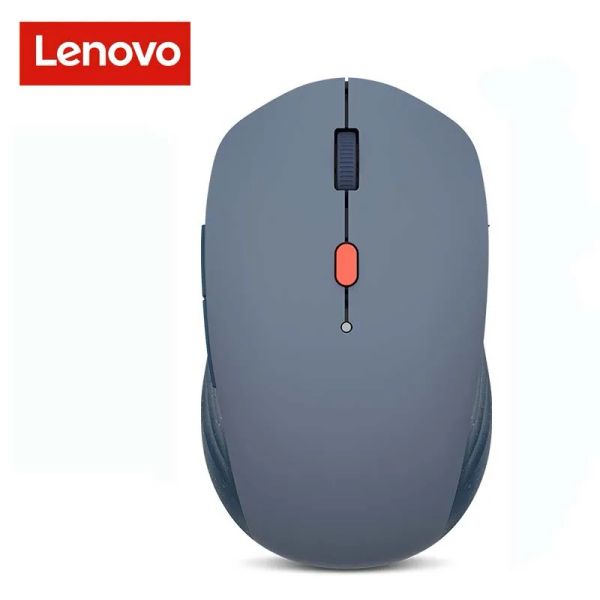 Fareler Lenovo Şarj Edilebilir Kablosuz Fare PC Ofisi Ev Bluetooth 5.0 Çift Mod Bağlantı Pembe Beyaz Mini Mouses Oyun Dizüstü Bilgisayar İçin