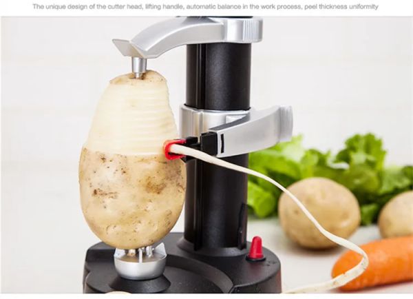 Pelacher vegetale pelapatrice cassa di fissaggio mobile umanizzato macchina per riferimento elettrico veloce automatico per patata di frutta