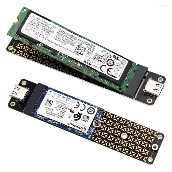 Computerkabel NGFF M.2 bis USB3.1 Typ-C-Konverter JMS580 CHIP SATA/NVME SSD USB 3.1 RISER-KARTEN-ADAPTER für 2230/2242/2260/2280