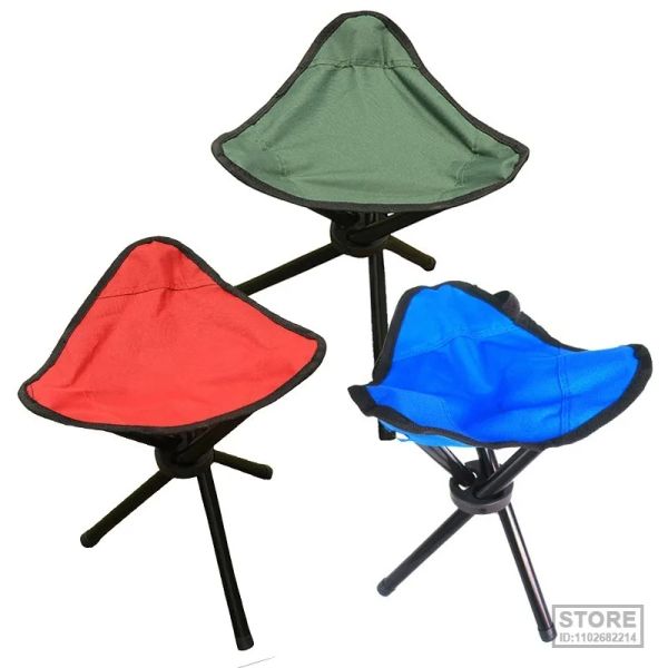 Accessoires Outdoor Camping Klapphocker Leichter tragbarer Camp Stuhl Kleine Picknickklapphocker Fischerstuhl Klappstuhl Klaftelangs