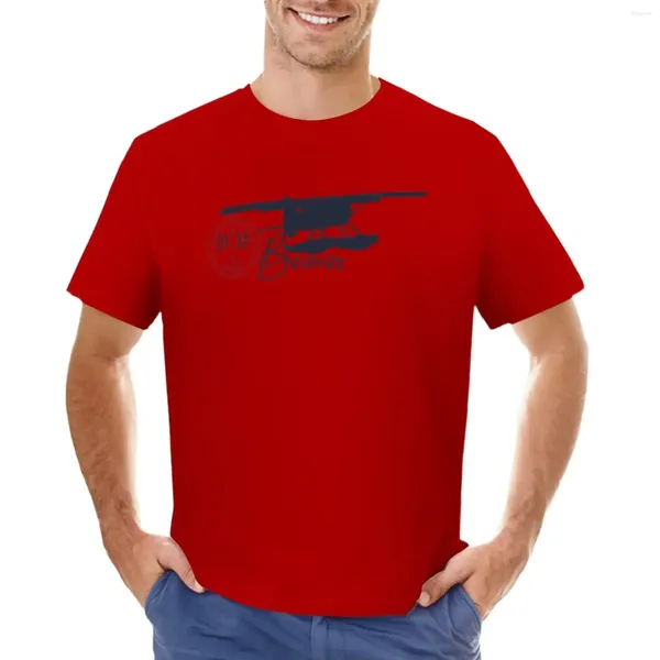 Tanques masculinos tampas dehavilland dh-2 castores de cabine floatplane roupas de camiseta hippie para um garoto vintage grande e alto camisetas homens