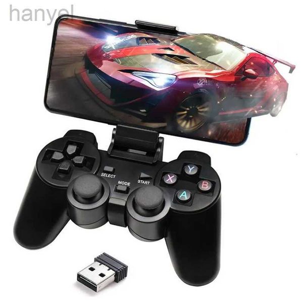 Controladores de jogo Joysticks 2.4g Wireless gamepad para Android Box Joystick Game Controller para Super Console X Acessórios de jogo D240424