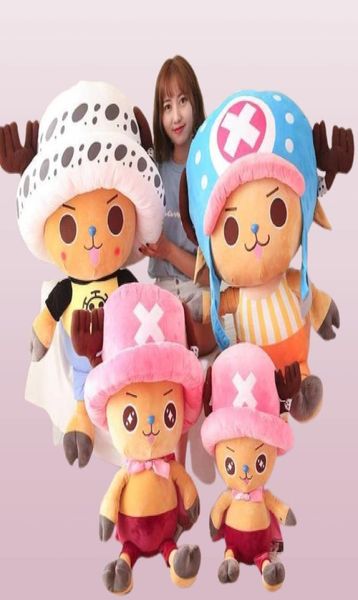 Big Size Anime One peça Chopper Pluxh Reched Doll Toy Kawaii Cute