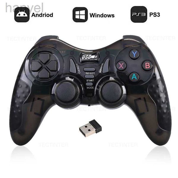 Controladores de jogo Joysticks 2.4GHz Wireless Game Controller para acessórios Controle do PC Joystick para Super Console X Pro /TV Box /Android Phone Gamepad D240424