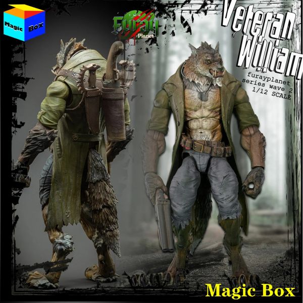 Puppen in Aktien Furay Planet MUFP002 1/12 SCALE Werwolf Vereran William Action Abbildung Modell 20 cm Anime Figure Puppenspielzeug Geburtstagsgeschenk