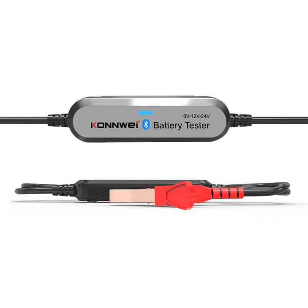 Yeni BK200 Bluetooth 5.0 Otomobil Motosiklet Kamyonu Pil Test Cihazı 6V 12V 24V Pil Analizörü 2000 CCA Şarj Krank Test Aracı