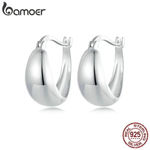 Brincos bamoer BRANCO BRANCO BRIAÇÕES PEQUENAS DE CHUNCY BRIAÇÕES, 925 PRIMEIRO STERLING DAINTILIS