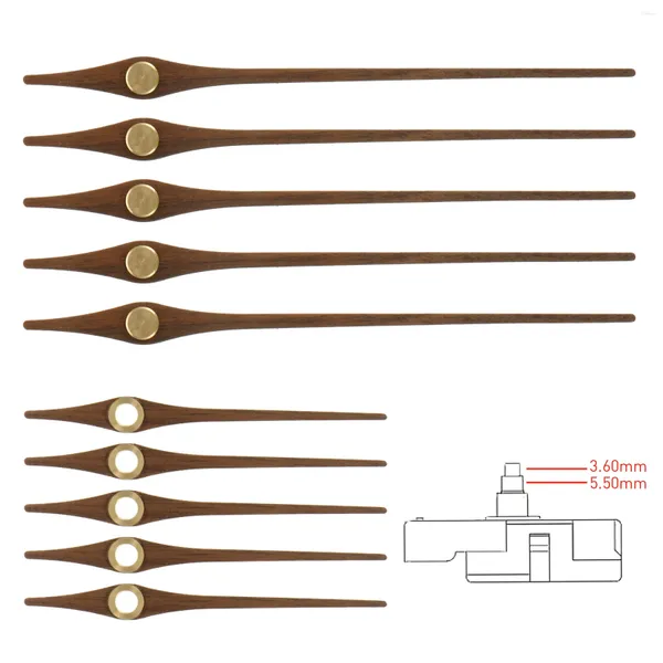 Uhrzubehör Retro Decor Hände Mechanismus DIY -Bewegung Kit Teile Wand Holz Ersatz Holz Reparaturversorgungen 3D Motor Quarz