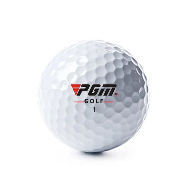 Bola Bola PGM White Golf Ball Bola de jogo com três camadas com o logotipo Peso 44G Dressness 80 Q002