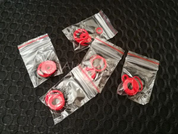 TopTank Mini SILICON SEAL SET O SET SET SOSTAZIONE SILICONE O Ringori set per Kangertech Kanger Top Top Top Mini Atomizer serbatoio RBA Glass Zz