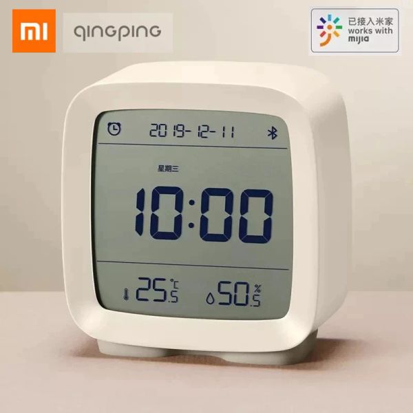 Orologi Xiaomi ClearGrass Bluetooth ANNIAMENTO Temperatura dell'arresto Umidità Display LCD Schermo Night Mother With Mijia App Smart Home