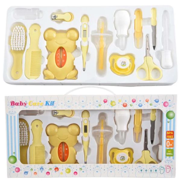 Giocattoli 1SET BABY Healthcare Set Kit di toelettatura per neonati Scissori per un chiodo per capelli spazzole per capelli per curare gli strumenti di cura per bambini