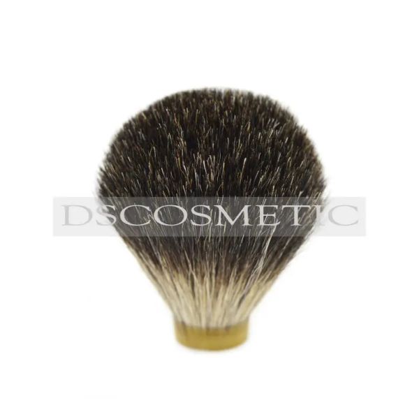 Brate Black Badger Hair Brash Brush Head Head для ручки для бритья DIY.