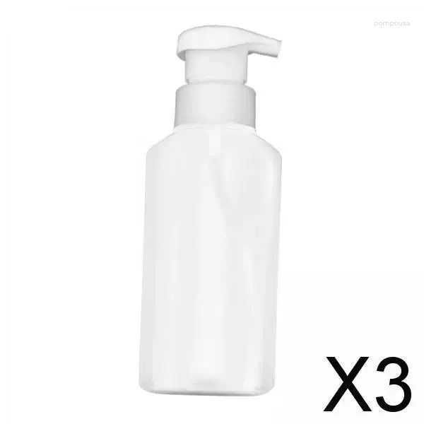 Buscinetti per il trucco da 2-4 pack in plastica trasparente bottiglia di schiuma vuota da 150 ml di distributore di shampoo sapone