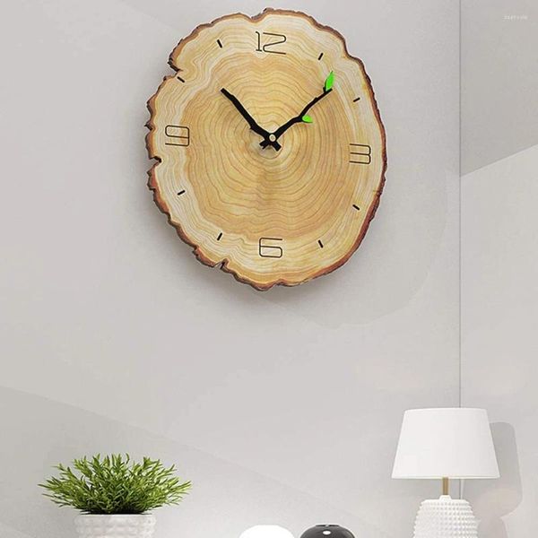 Настенные часы деревенские деревянные часы винтажные раунд для гостиной