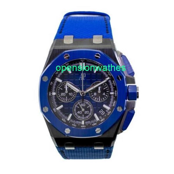 AP Luxury Watches Automatic Orologio da uomo Audemar Pigue Royal Oak Offshore Ceramico Blue ceramico 26420ce OO A043VE.01 FNVR