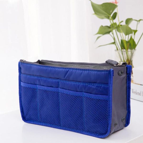 Aufbewahrungstaschen Premium Nylon Geldbeutel Organizer Tasche Handtasche Einsatz Organisatoren Taschen Multi funktionaler Kosmetik