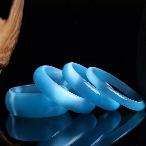 Странды искренний светло -голубой браслет для кошачьего ура