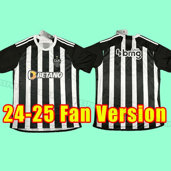 2024 2025 Atletico Mineiro Soccer Jerseys Manto da Massa 24 25 Fred Cazares Otero Moura Elias Robinho Valdivia Adilson Futebol Camise