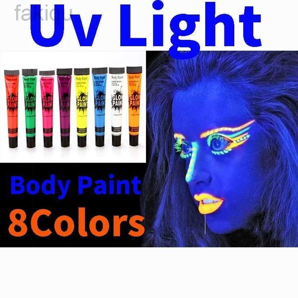 Краска для тела Body Art Краска 8 Цветной Хэллоуин Кослей Пигмент Пигмент.