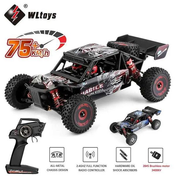 Электрический/RC CAR WLTOYS 1/12 124016 124018 RC CAR 75 км/ч.