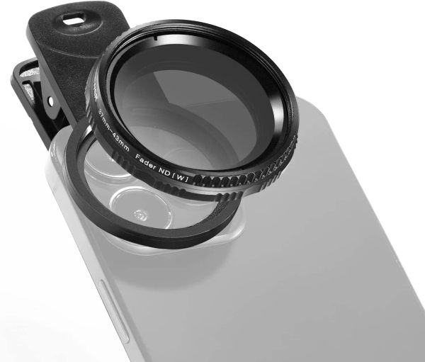 Фильтры neewer 37 мм зажима на комплект фильтров с камерой телефона ND2ND400 для iPhone 14/14pro/14pro Max Samsung Android Смартфоны iPad и т. Д.